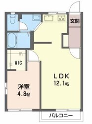 メゾンパルコの物件間取画像